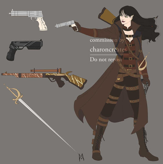 Half-Elf Gunslinger